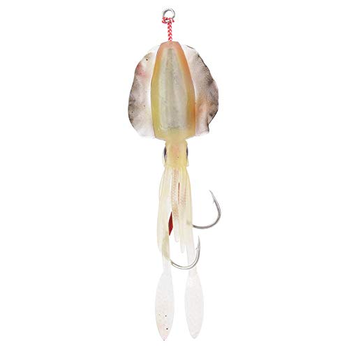 Cebo De Pesca Falso Señuelos Pesca Calamar Vinilos Pesca Calamar, Cebo De Pesca De Pulpo De Calamar De 15,3 Cm / 60 G, Señuelo De Calamar Pulpo, Poteras Calamar Para Pescar En El Mar/agua Dulce