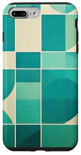 Swank - Forme geometriche retrò anni '50 verde acqua.