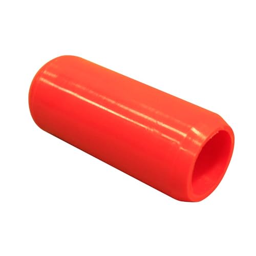 Amber Fight Gear Track and Field Training Throws Rubber Javelin Replacement Tip Red Medium, Set of 2