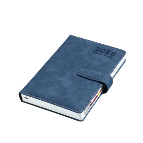 �蒠 2026�N 1��?12���n�܂� �f�C���[�m�[�g A5 �A�W�F���_�u�b�N �V�X�e���蒠 �_�C�A���[ �r�W�l�X�蒠 �v�����i�[ �h���h�� 1��1�y�[�W (�u���[)