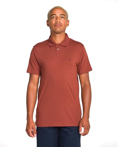 Volcom Short Sleeve Polo Shirt – Classic Fit, Soft Cotton Blend, Modern Casual Style