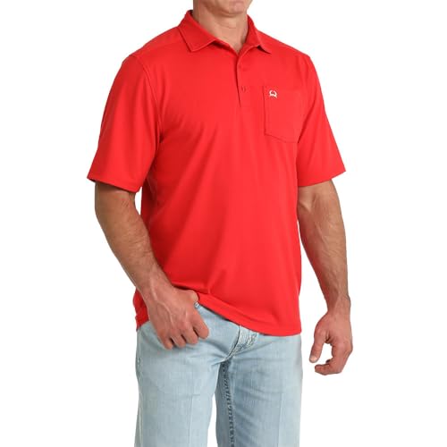 Polo Rojo con Bolsillo para Hombre Cinch miniatura 2