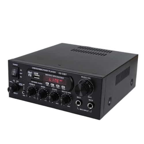 Amplificateur audio numérique bluetooth 1200W home cinéma et radio FM 33BT - 6