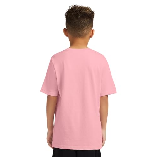 Image of Messi Boys' Lifestyle Short Sleeve T-Shirt, Slim-fit Graphic Tee, Cotton Blend Fabric