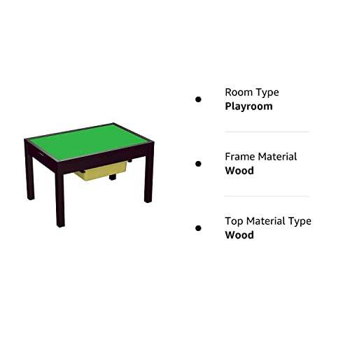 Utex Large 2 In 1 Kid Activity Table With Storage For Older Kids, Play Table For Kids,Boys,Girls, Espresso #TOP5