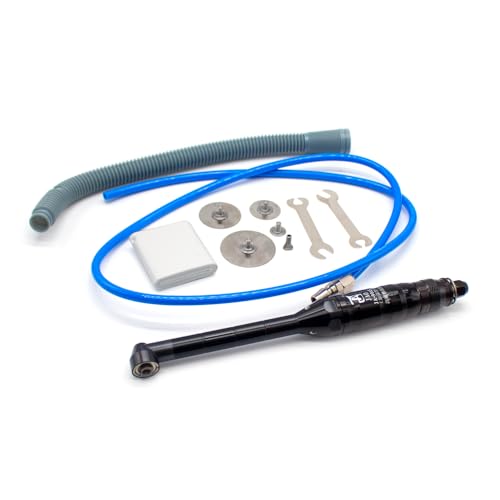 iDili JA-90A Industrial Grade Air Powered Micro Grinder 90 Degree Elbow Polishing Grinding Kit Wear-Resistant