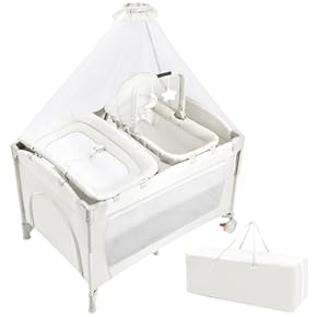 ベビーベッド　移動式　キャスター Amazon.co.jp: 日本製ベビーベッド「ツースライドベッド