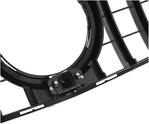 Parrilla delantera negra brillante para Benz GLS Clase X166 2016-2019 4