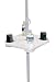 RIO Gear Rio Brands UT-01 Beach Umbrella Table, White
