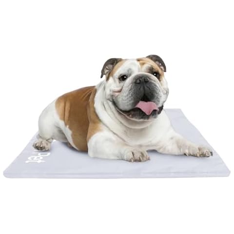 The Green Pet Shop Dog Cooling Mat Cover - Medium, Cloud - Protect Your Cool Pet Pad from Dirt & Damage - Machine Washable Cover