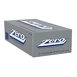 Zero Candy Bars 24 Pack 1.85 oz Each Caramel, Peanut, and Almond Nougat Covered with White Fudge Classic Retro Chocolate-Free Candy Bar