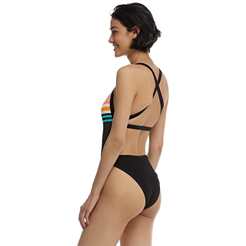 Image of Body Glove Women's Standard Smoothies Electra Solid One Piece Swimsuit with Strappy Back Detail