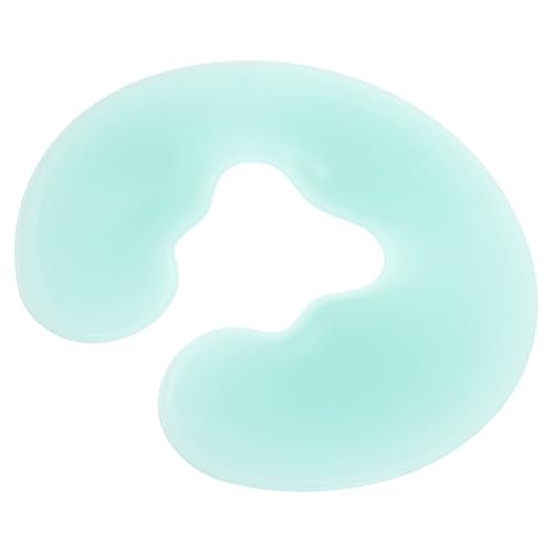 NIYANGLE Almohada de Silicona para Camilla de Masaje Forma de U Reposacabezas Facial Soporte para Cuello Accesorio para SPA y Estético Fácil de Limpiar y Duradera