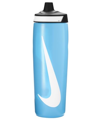 Image of NIKE REFUEL Bottle 24 OZ - Baltic Blue /Black /White, 709 ML