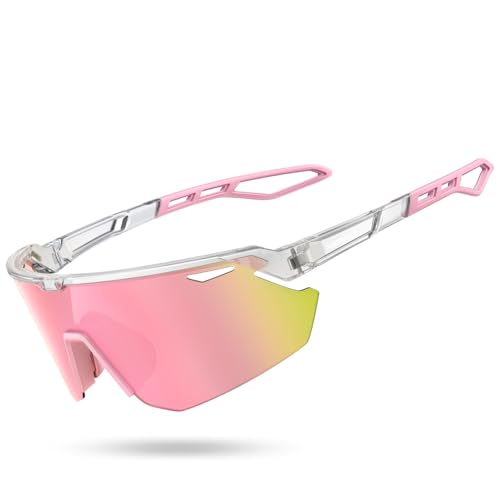 Lamicall UV400 Polarized Sports Sunglasses for Men Women