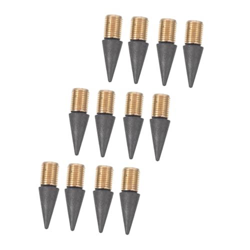 TEHAUX 12個 鉛筆 ヘッド 描画 永久 グラファイト 学生 チップ 変更 芯 交換