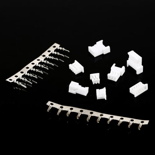 380 piezas Kit de conectores JST 1.25mm macho y hembra miniatura 4