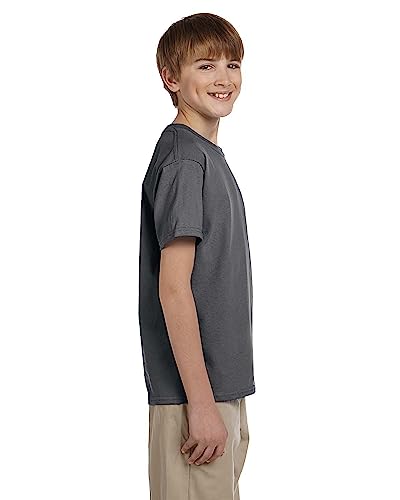 Fruit of the Loom Youth 5 oz. HD Cotton™ T-Shirt M CHARCOAL GREY