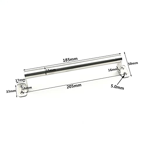 Tokatuker 2Pcs Stainless Steel Gate Handle Big 22Cm(8-7/10") Barn Door Pull Hardware For Kitchen Outdoor Fence Pantry (Big) #TOP1