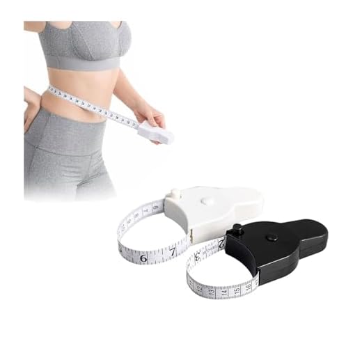 2 Pcs Body Measuring Tape, 60In Retractable Measuring Tape for Body Measurements with Pin Lock & Push Button, Sewing Supplies for Weight Loss Tracking, Tailoring, Sewing, and DIY Projects