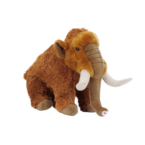 Peluche mammouth laineux doux aux finitions soignées pour enfant