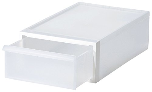 ライクイット 収納ケース クローゼットシステム 引き出し S 幅32x奥52x高16.1cm ホワイト CS-D1 奥行き52cm クローゼット収納にピッタリ