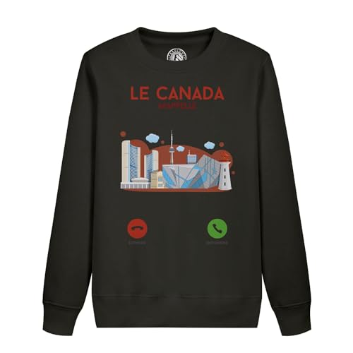 Sweat Canada enfant pull chaud idéal pour le camping en famille et école