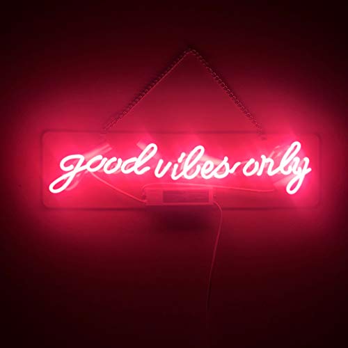 Amazon | 【GOOD VIBES ONLY 】ネオン 看板 NEON SIGN デザイン
