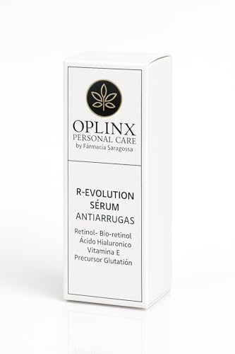 OPLINX R-Evolution Sérum Antiarrugas con Retinol, Bio-retinol, Ácido Hialurónico y Vitamina E, Todo Tipo de Piel