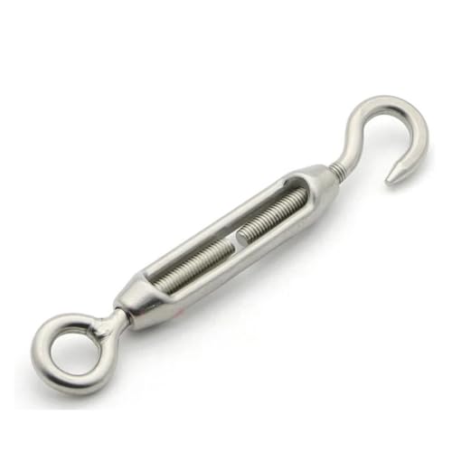 20PCS Tensores para Cable de Acero de Acero Inoxidable con Gancho y Ojal M5