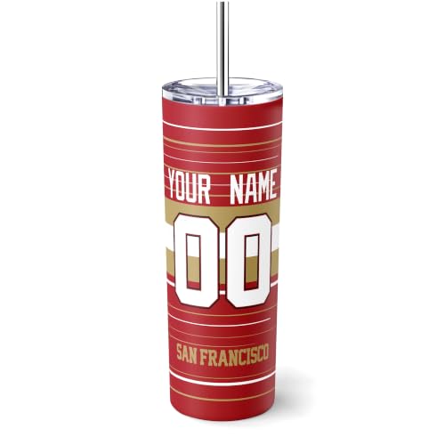 Image of San Francisco Tumbler 20oz Travel Mug Custom Name and Number Gifts