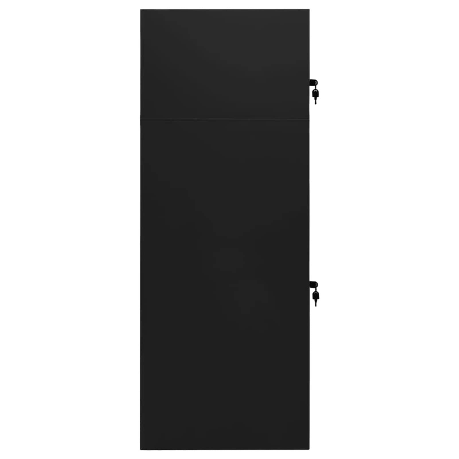 Homgoday - Armario para silla de montar, gabinete multiusos, armario de metal, armario de silla de montar, armario de equitación, taquilla, negro, 53 x 53 x 140 cm, acero