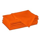 REINER BAUMWOLLSTOFF: Hergestellt aus reiner Baumwolle mit einem beachtlichen Gewicht von 180 g/m². Diese Servietten nehmen mit jedem Waschen an Saugfähigkeit zu und stellen sicher, dass sie im Laufe der Zeit alle Ihre Essensbedürfnisse erfüllen.