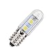 MAGT Ampoule, 110/220V 1.5W E14 LED Ampoules Lampe de maïs pour Machine à Coudre pour hotte de réfrigérateur(220V-blanc) 1 pièce