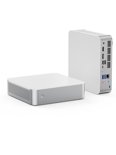 MINISFORUM AI Mini PC M1-1295 con Intel Core i9-12950HX (16C(8E+8P)/24T, hasta 5,0 GHz), Mini Computadora con Doble Ranura para SSD DDR4 PCIe4.0, HDMI 2.1/DP, 5 x USB, WiFi 6E, Bluetooth 5.2