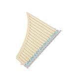 Pissente 18 Pipes C Key, Panpipes mit Mundstück, ABS -Windinstrument, Einfache Spielepfanne für Schüler, Anfänger, Musikliebhaber, Schlüssel von C: 18 Pipes Pfanne, Sicheres Material, Einfach zu