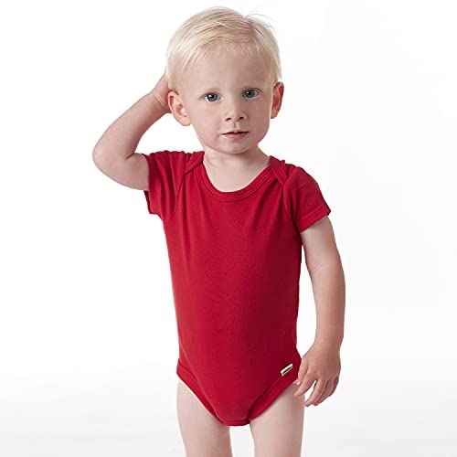 Image of Gerber Baby 5-pack Solid Onesies Bodysuits