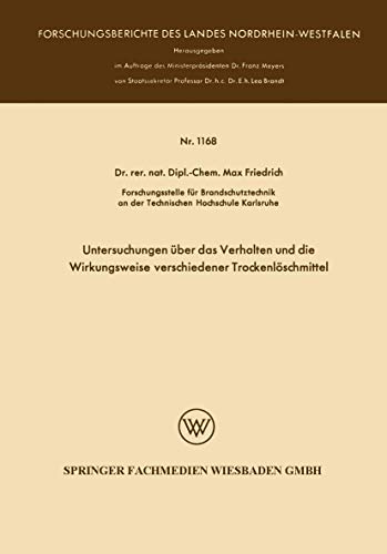 Untersuchungen über das Verhalten und die Wirkungsweise verschiedener Trockenlöschmittel: 1168