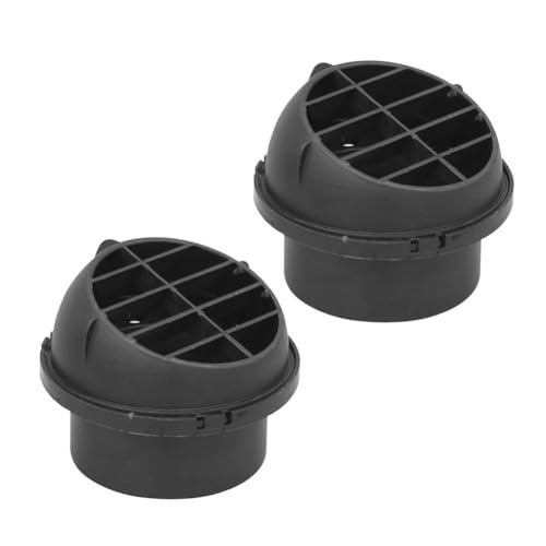Hot Air Outlet 42 mm, Pack of 2 Auxiliary Heater Accessories, Air Outlet, Lockable Rotatable ABS Plastic Air Outlet, Mushroom Head, Universal Auxiliary Heater, Air Outlet, 42 mm, 60 mm, 75 mm for Car,