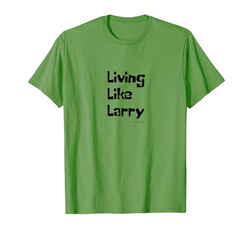 ZeeLee Living Like Larry T-Shirt, Men, Grass Green, X-Large