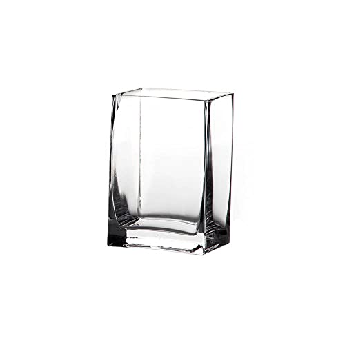 Jarrón florero de Cristal Transparente de 8x10x15 cm - LOLAhome
