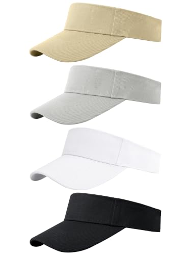 Image of Cooraby Sports Sun Visor Hats Adjustable Sun Visor Caps for Women and Men