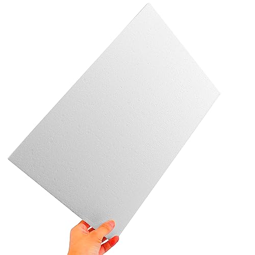 AMZQNART Craft Foam Block, 0.5 in Thick 17x11" EPS Polystyrene Rectangle Foam Blocks Packs of 15 Pcs for Art Sculpting, Sculpture, Modeling, School and Home DIY. - Image 3