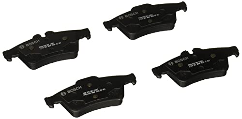 Bosch Automotive BP1095 QuietCast Premium Semi-Metallic Disc Brake Pad Set For: Cadillac; Chevrolet; Ford C-Max, Focus, Escape, Transit Connect; Jaguar; Mazda; Pontiac; Saab; Saturn; Volvo, Rear - image 1