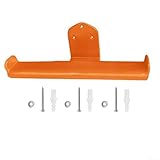 Filteilect Robuste Wandhalterung für Rucksackgebläse und Gartengeräte mit orangefarbener Schutzbeschichtung, kompatibel mit BG-50/für BG-56/für BG-66/für BG-86 Modelle, hält bis zu 150