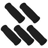 FRCOLOR 5St Zubehör für Gehstöcke und Krücken Lenkergriffe aus Schaumstoff Rohrgriff Ersatz Griffe für Krücke Stockgriff Ersatz rutschfeste Krückengriffe Radhandgriff Schwamm Black