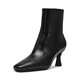 Anne Klein Women's Pablo Ankle Boot, Black, 7.5 M