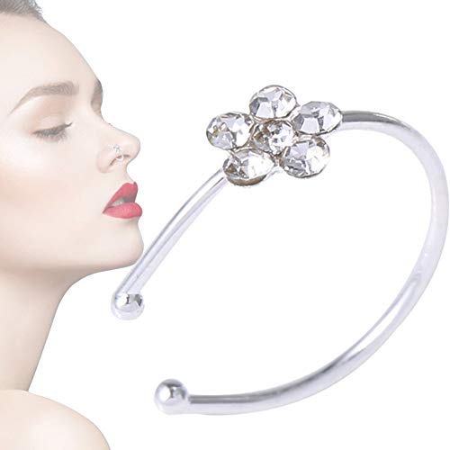 Hoop Nez Anneau Punk Faux Lèvres Clip Faux Nez Bague Fille Narine Hoop Hoop Oreille Bague Accessoires Femmes Bijoux Piercing Body Cover