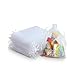 Produktbild 20 Stück Weiß Organzabeutel, 13 x 18 cm Organzasäckchen Schmuckbeutel Geschenkbeutel