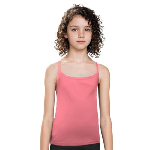 Image of Adira | Beginners Camisole | Teenagers Cami with Light Flat Padding | Prevents Show of Nipple Buds | Stretchy Cotton for Daily Use at School | Pack of 1